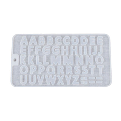 Silicone Alphanumeric Mold