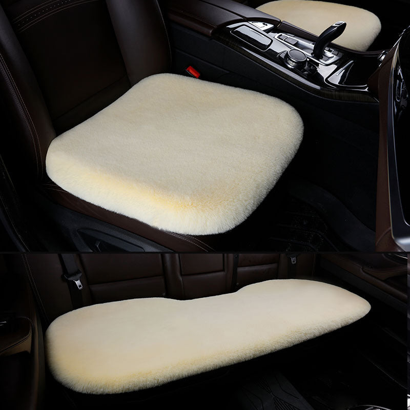 Car Seat Cover 3 Piece Universal Warm Fluffy Seat Cushion