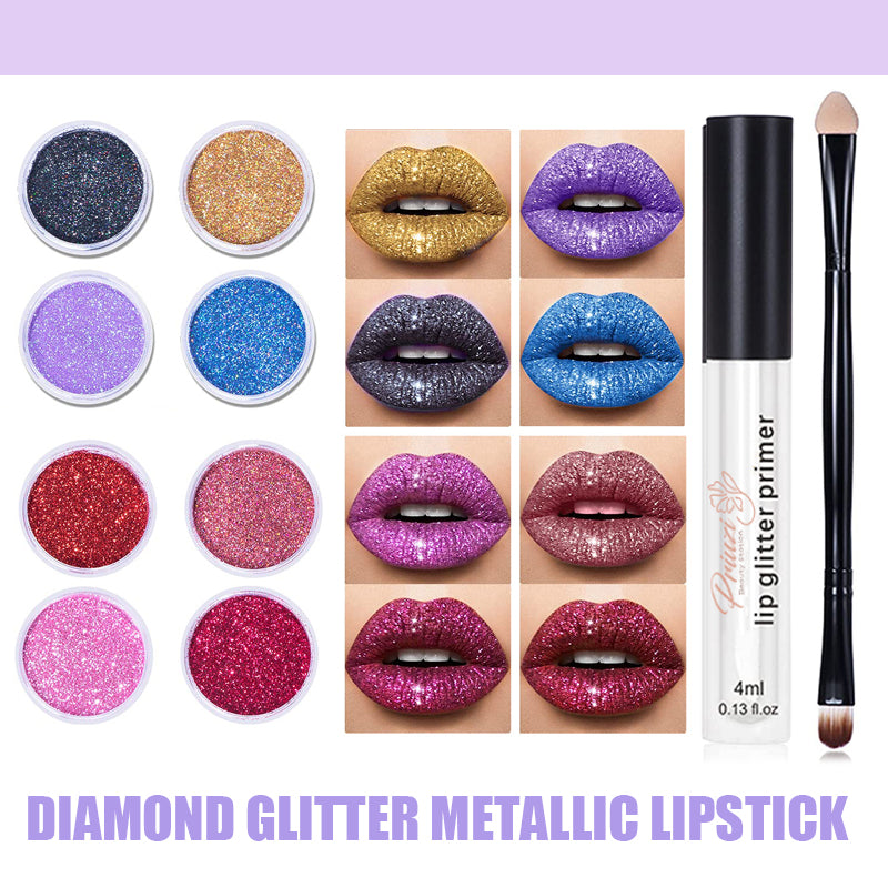 Diamond Glitter Metallic Lipstick