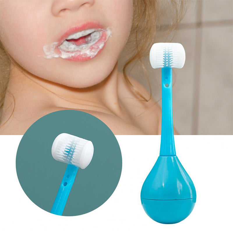 3D Tumbler Kids Silicone Toothbrush