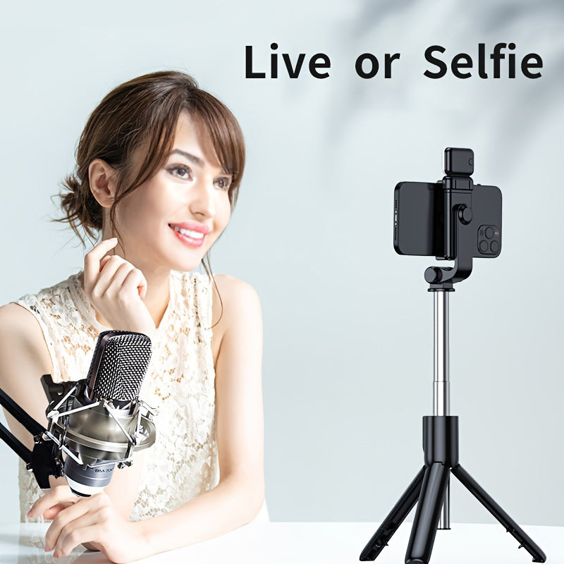 Selfie Stick Tripod With Fill Light