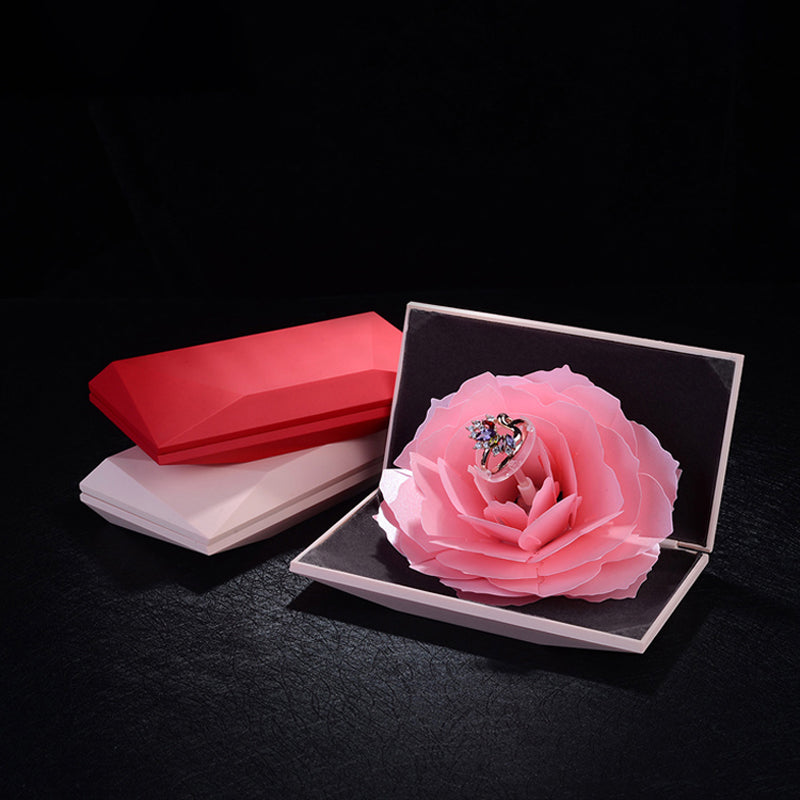 Rotating Rose Ring Box