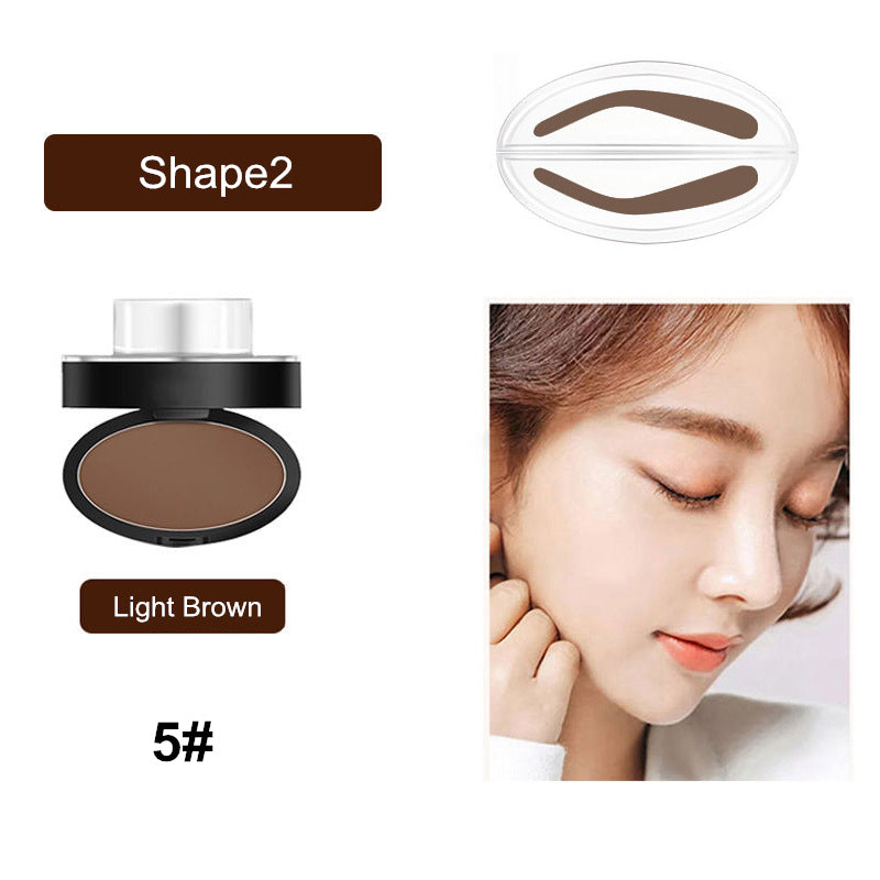 Waterproof EyeBrow Stamp with Brow Brush