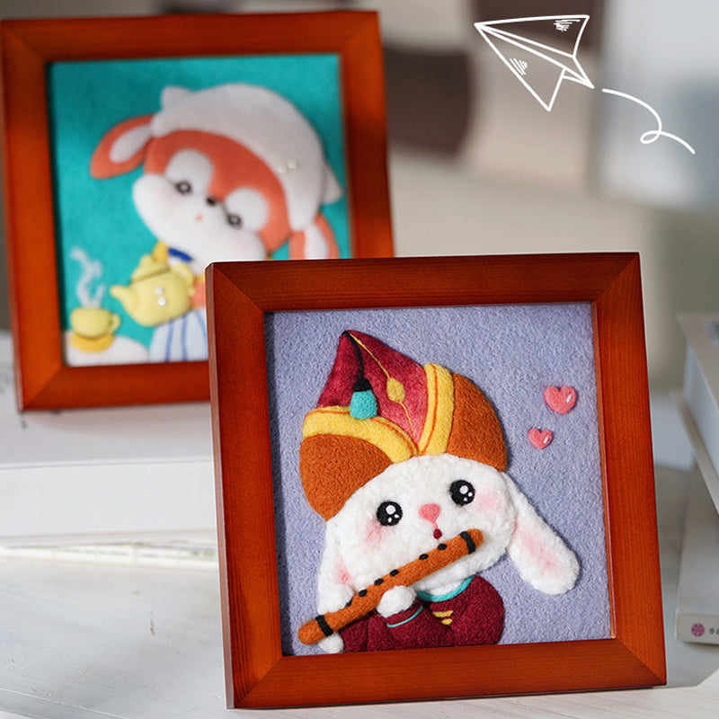 DIY Famous Painting Wool Felt