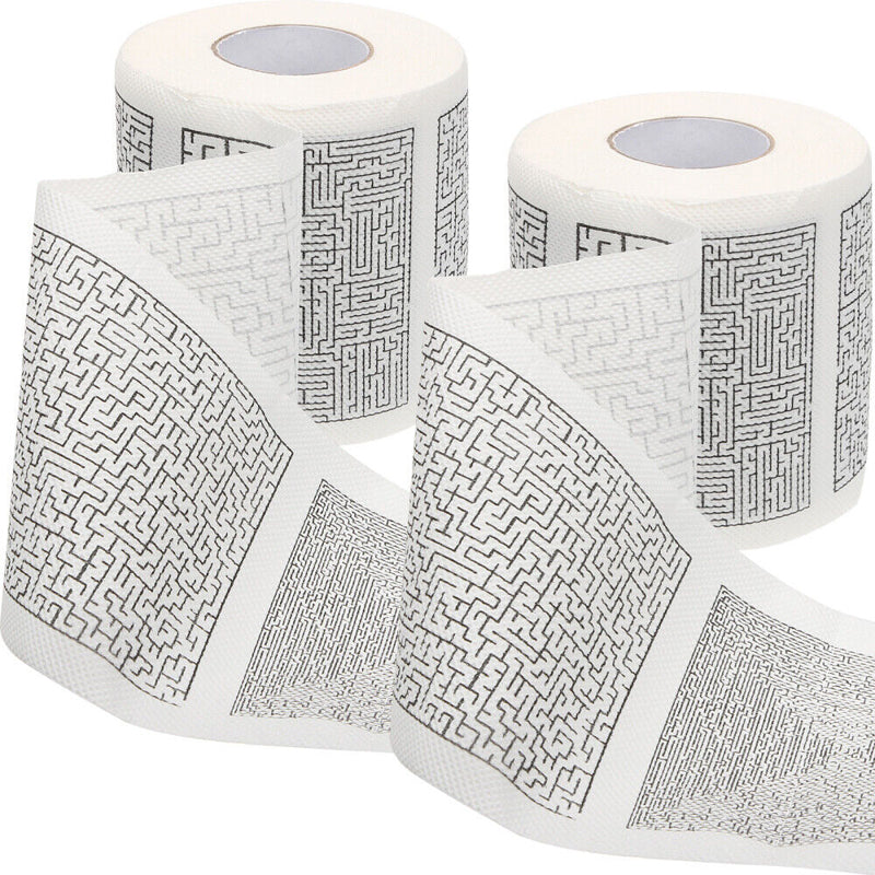 Printed Roll Maze Tissue