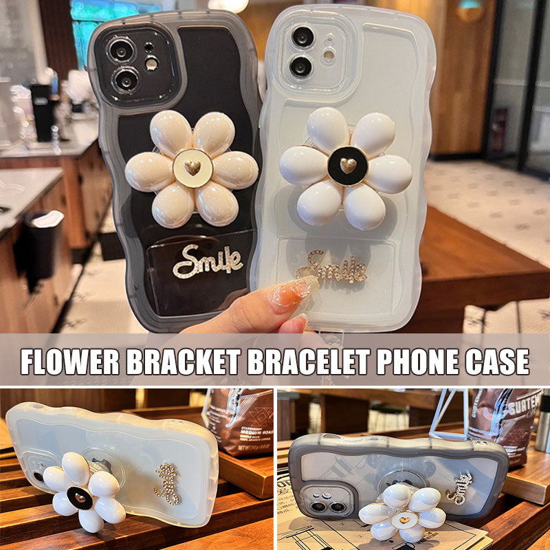 Flower Bracket Bracelet Phone Case