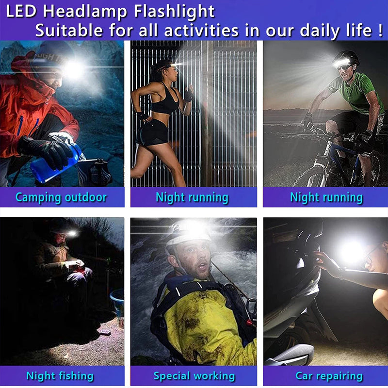 Outdoor Mountaineering Field Camping Sensor Headlight