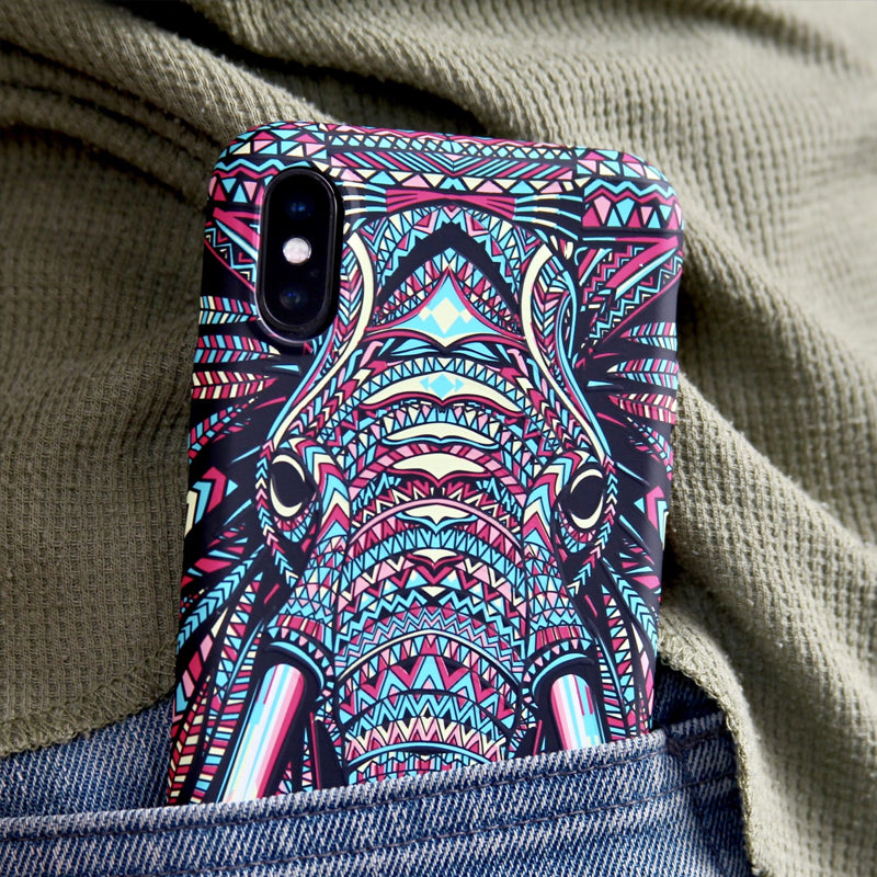 Embossed Animal Design Phone Case