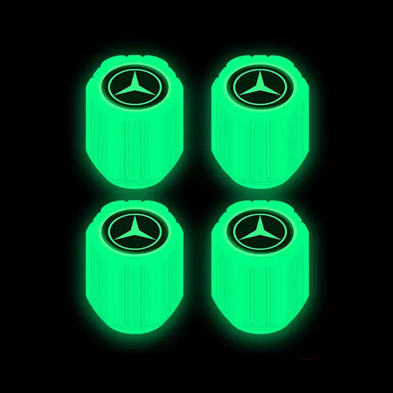 Car Tire Luminous Valve Cap（4 Pcs）