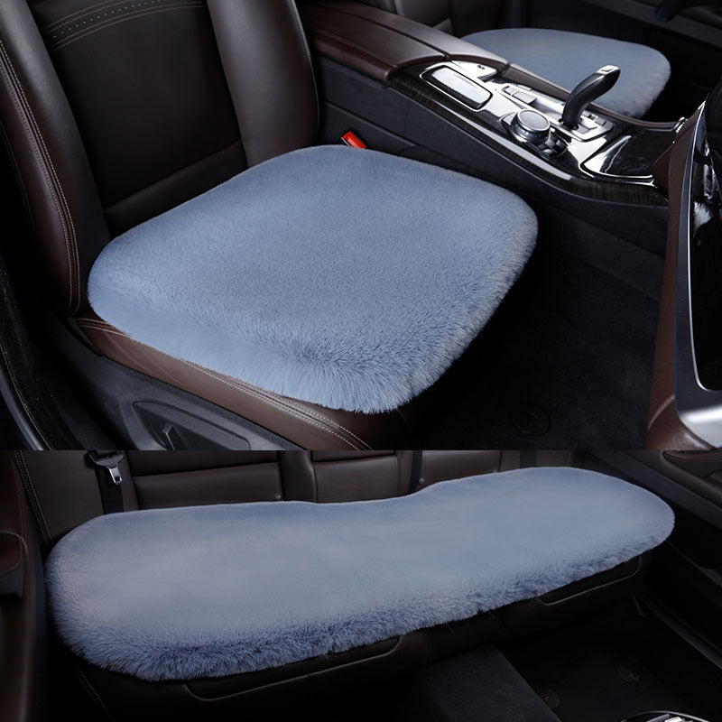 Car Seat Cover 3 Piece Universal Warm Fluffy Seat Cushion