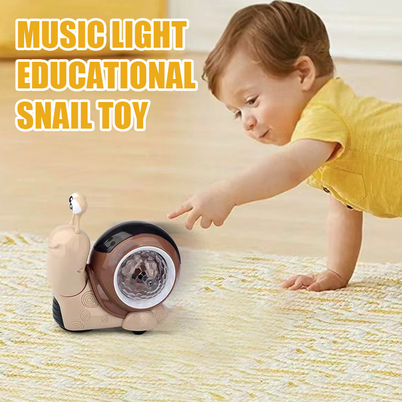 Music Light Educational Snail Toy