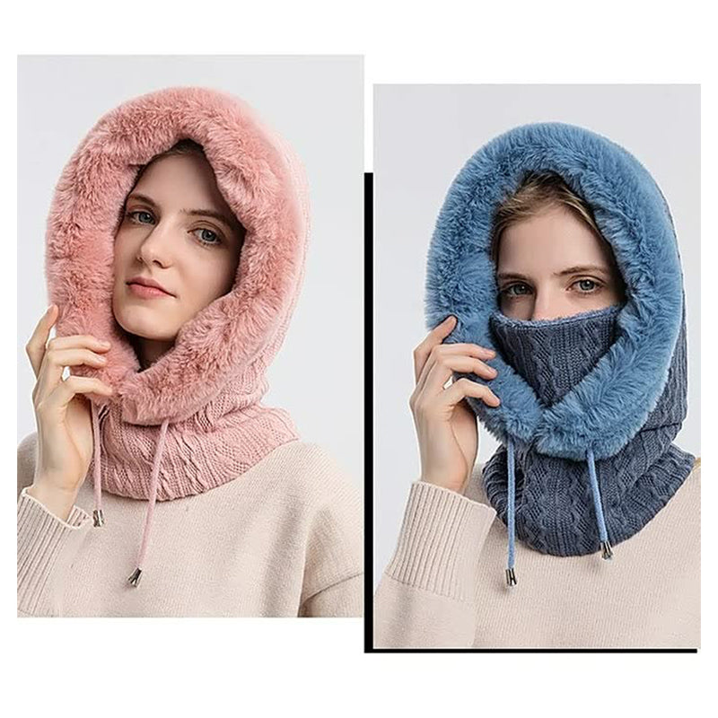 Warm Fashion Scarf Hoodie