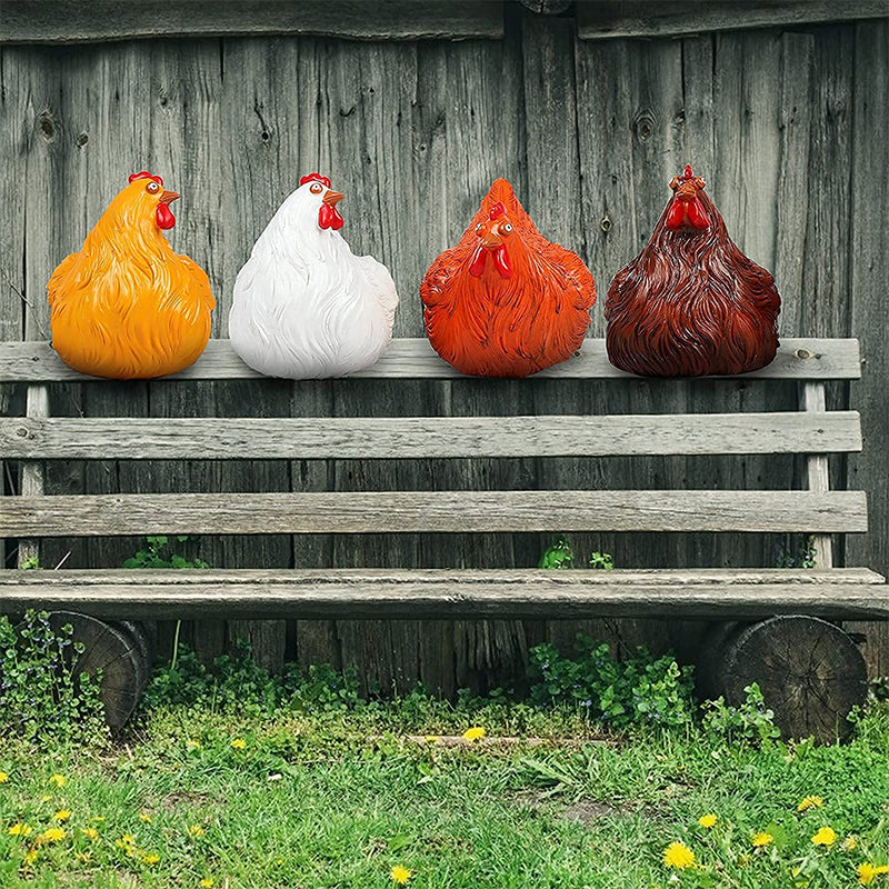 Hen Clamping Ladder Ornaments