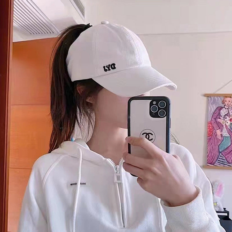 Tie-in Ponytail Baseball Cap