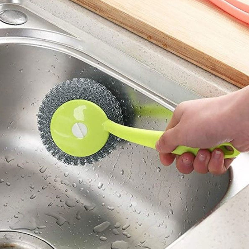 Stainless Steel Cleaning Ball with Handle