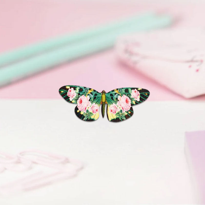 🦋Wooden Butterfly Brooch