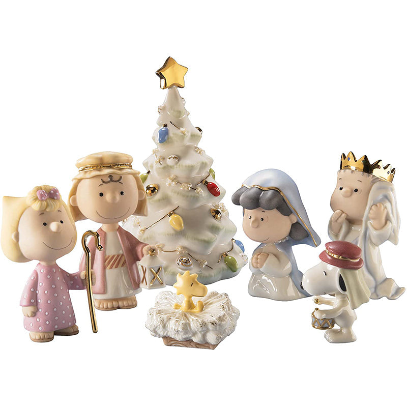 Set of 7 Christmas Pageant Figurines