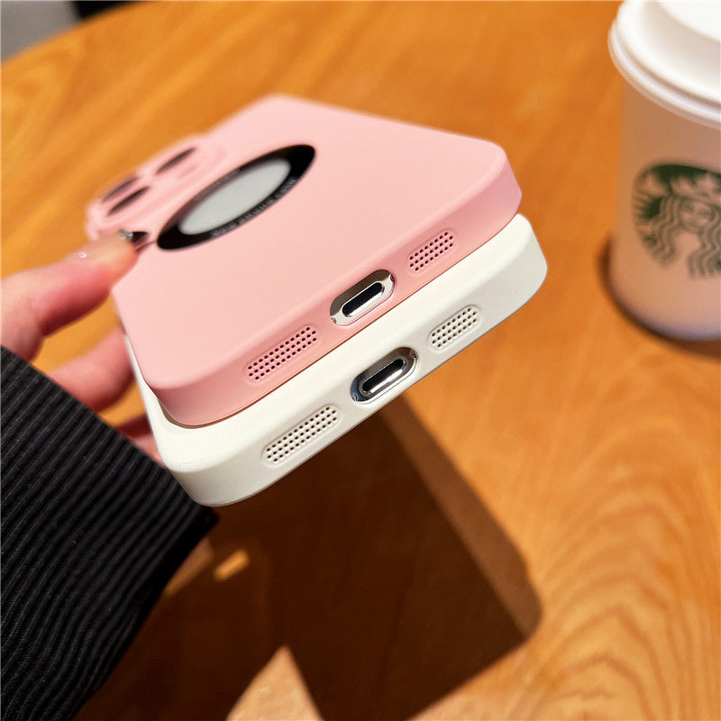 All-inclusive Solid Color Missing Label Mobile Phone Case