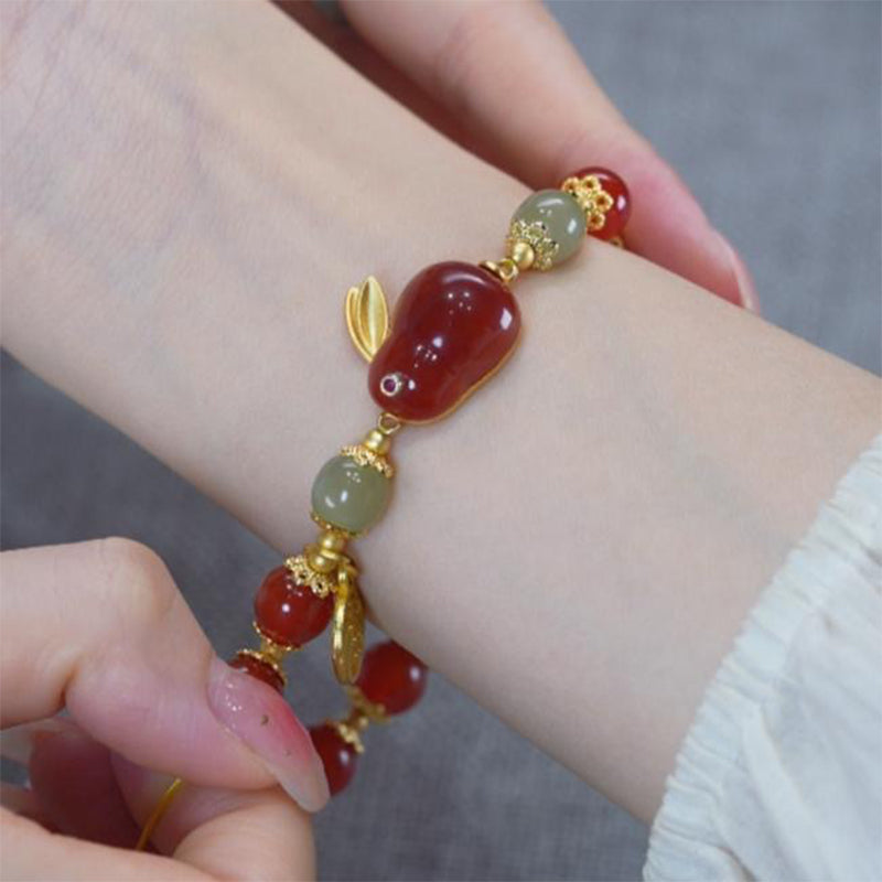 New Chinese Style Jade Rabbit Bracelet