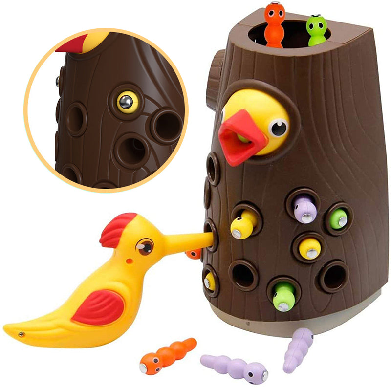 Woodpecker Catch and Feed Game