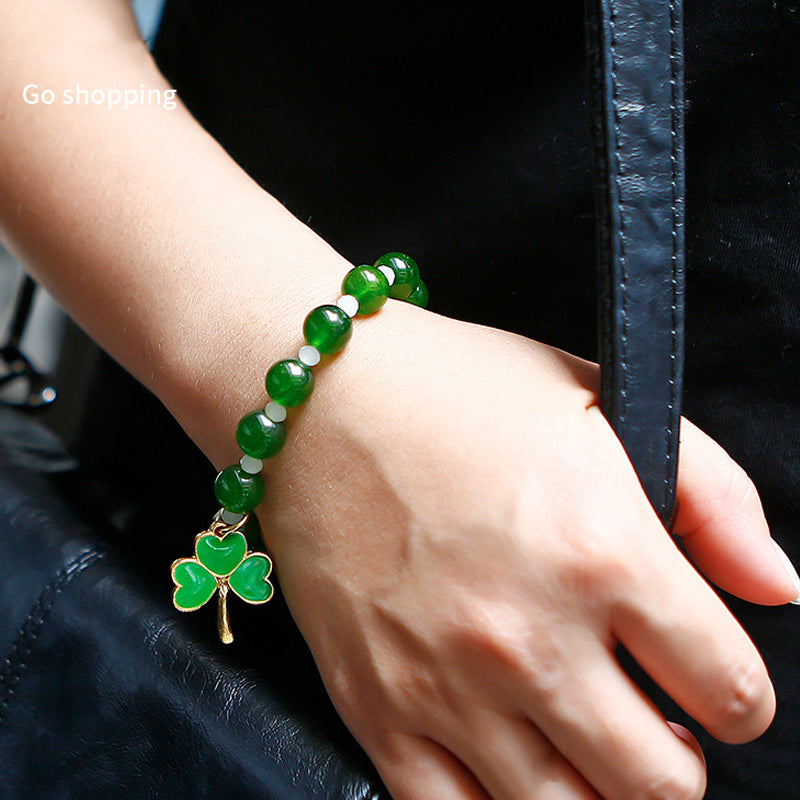 St. Patrick's Day Shamrock Bracelet