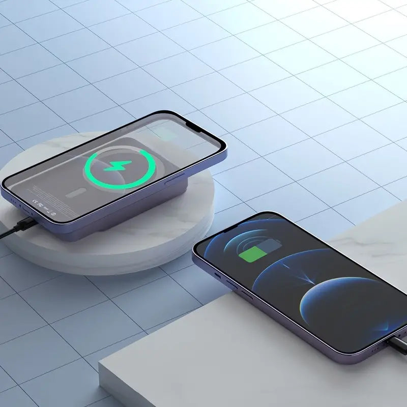 Magnetic Power Bank Wireless Charging