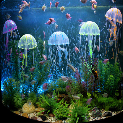 Glowing Fish Jellyfish Tank Aquarium Decoration