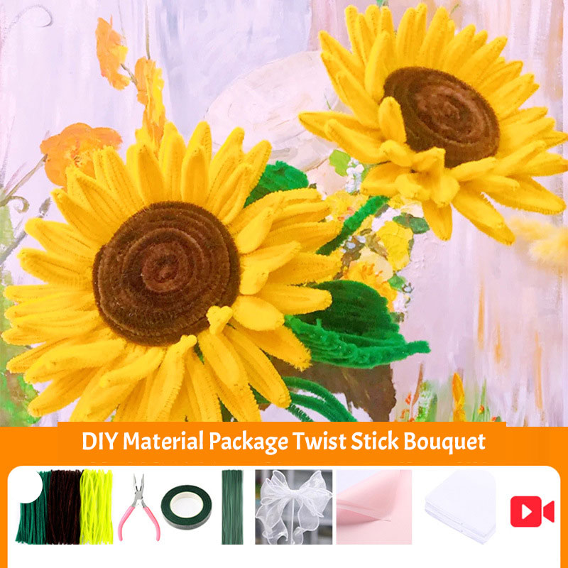 DIY Material Package Twist Stick Bouquet