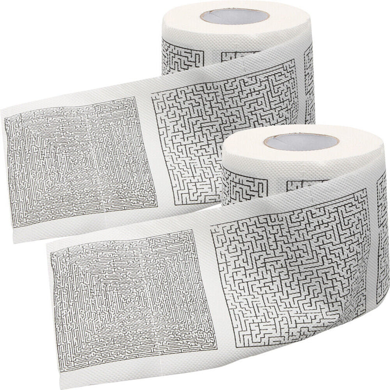 Printed Roll Maze Tissue