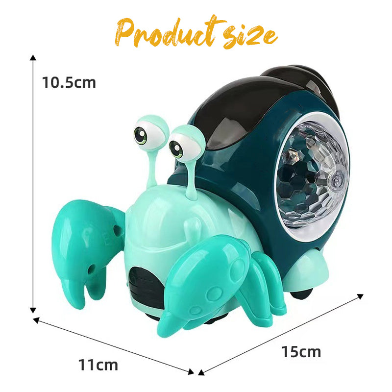 Music Light Educational Snail Toy