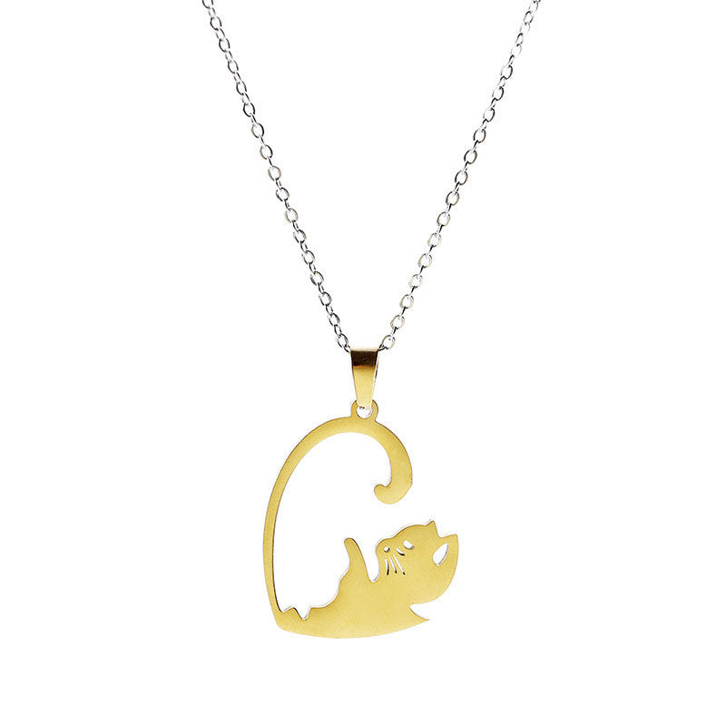 Little Kitty Couple Necklace