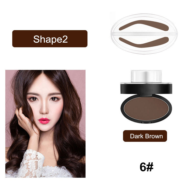 Waterproof EyeBrow Stamp with Brow Brush