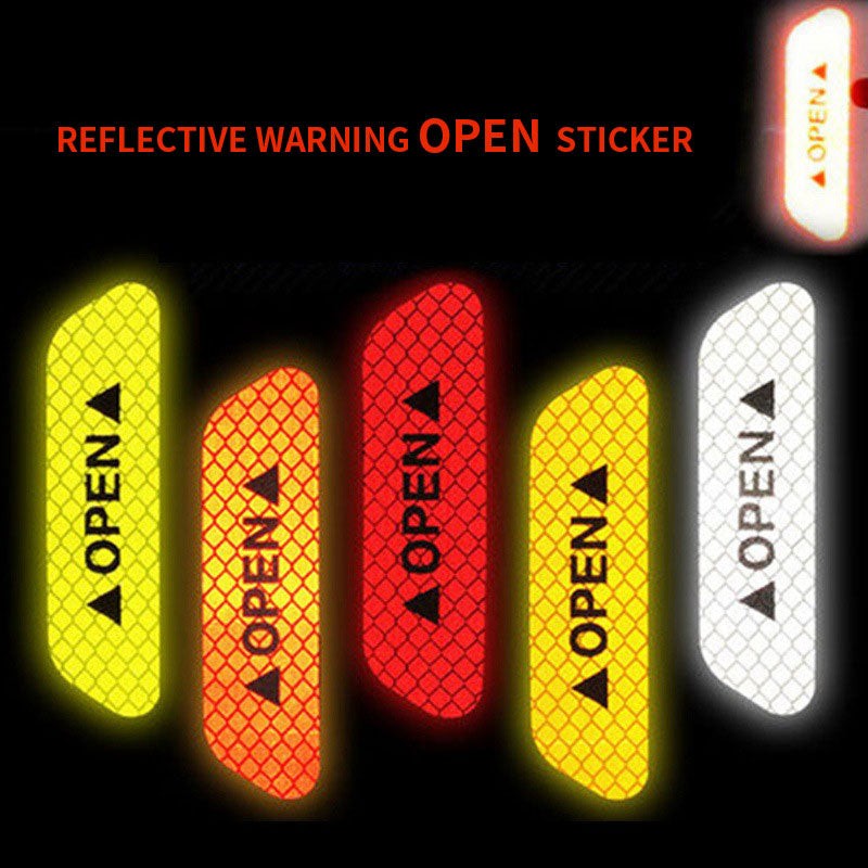 Door Open Warning Stickers