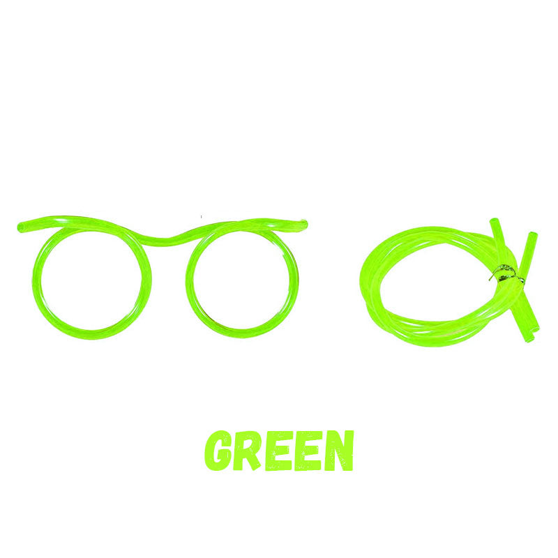 Fun and Funny Children's Glasses Straw