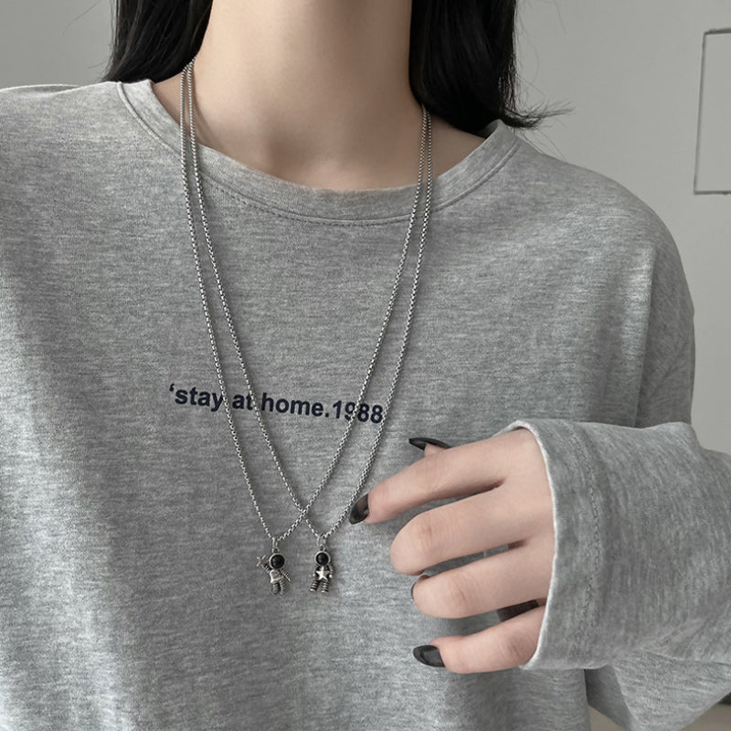 Astronaut Magnetic Necklace