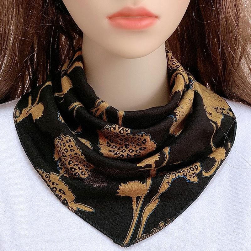 Women Versatile Neck Protection Windproof And Sun-proof Triangle Scarf