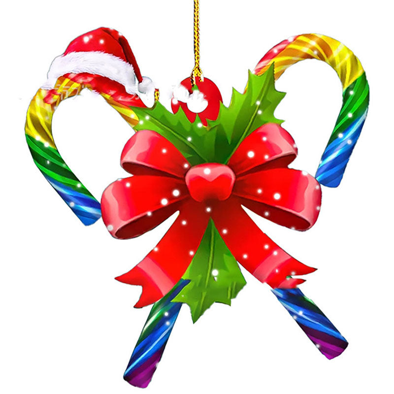 Rainbow Christmas Pendant Ornament