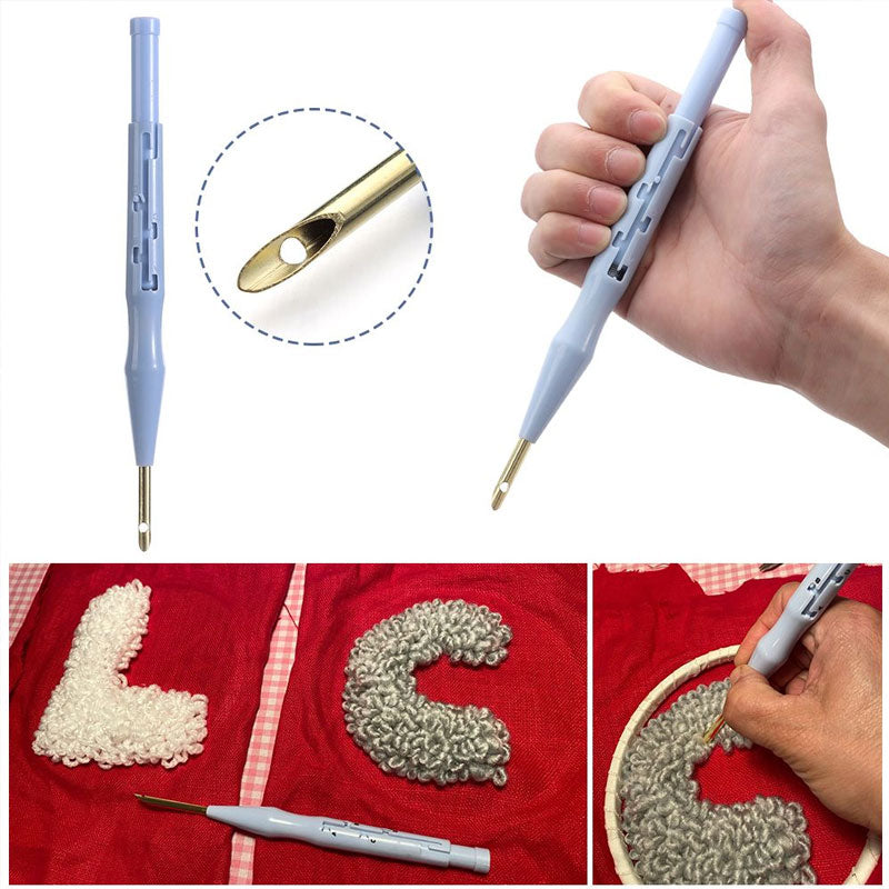 DIY Embroidery Needle Adjustable Pen Knitting Tool