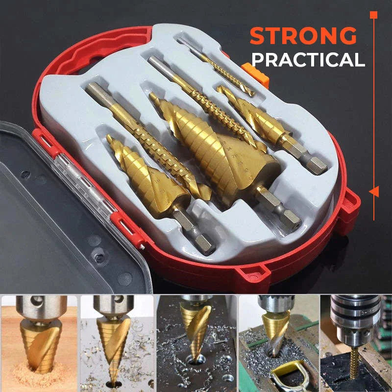 Titanium Plating Drill Bit Set（6 Pcs)