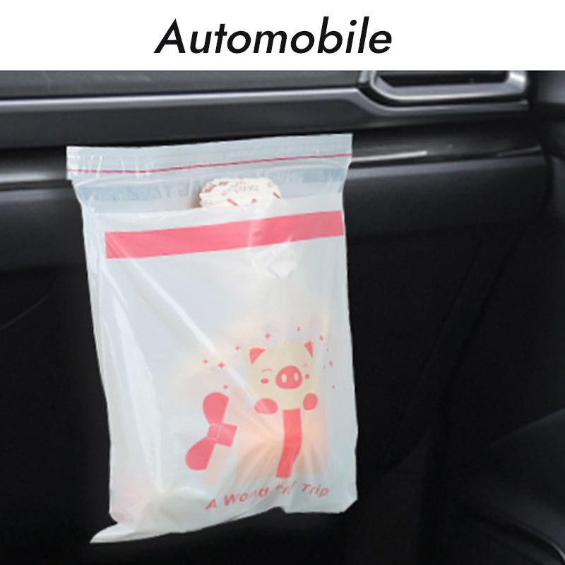 Cute Cartoon Hanging Disposable Storage Bag In The Car