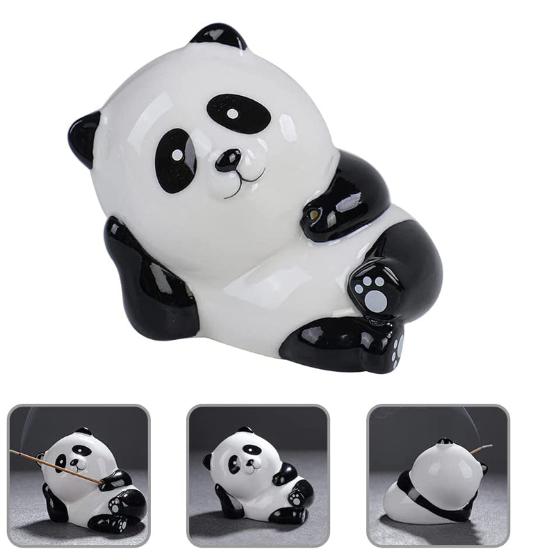 Ceramic Panda Dundun Incense Insert