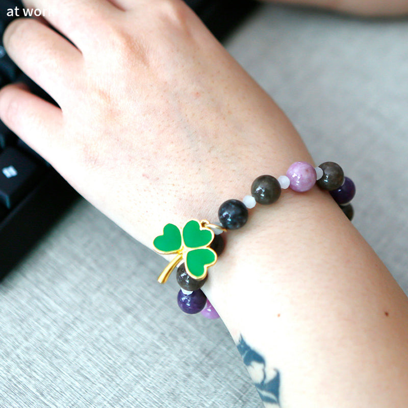 St. Patrick's Day Shamrock Bracelet