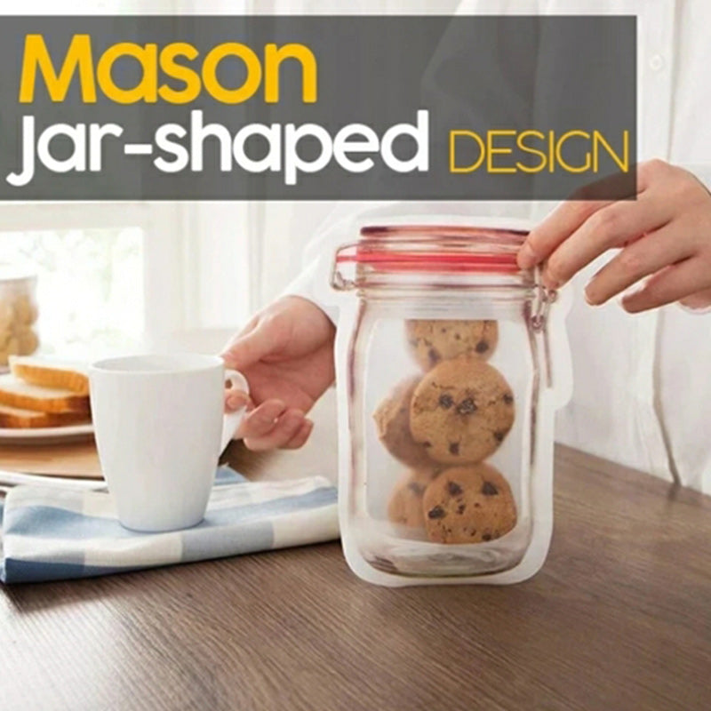 Mason Bottle Ziplock Bags