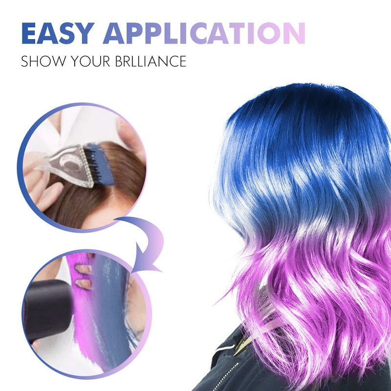 Thermochromic hair dye