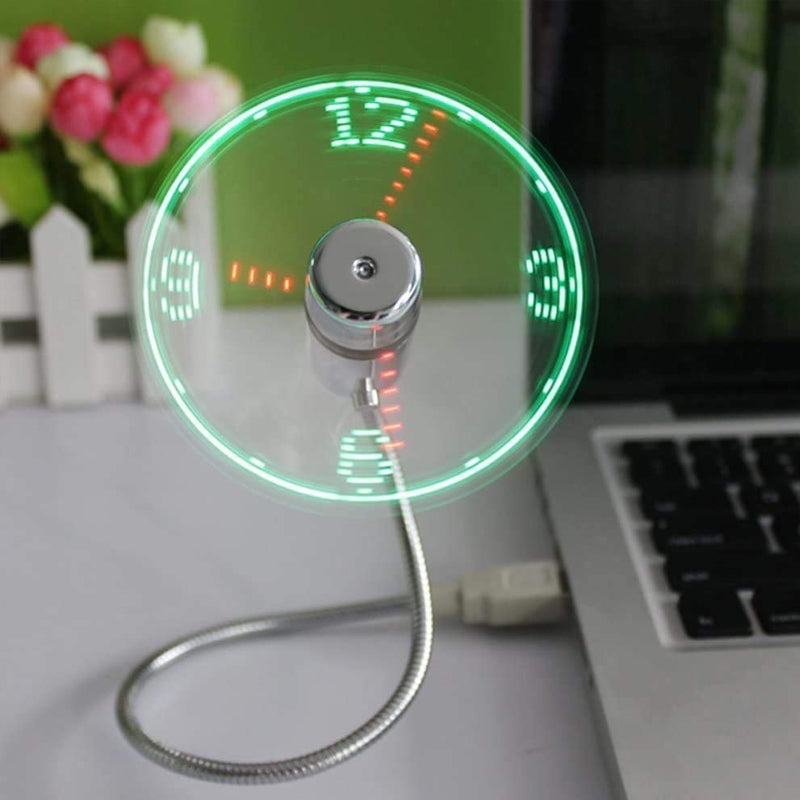 New USB Clock Fan with Real Time Clock