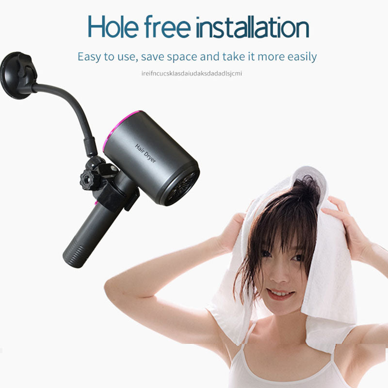 Bathroom Punch-free Hair Dryer Bracket Suction Cup Type