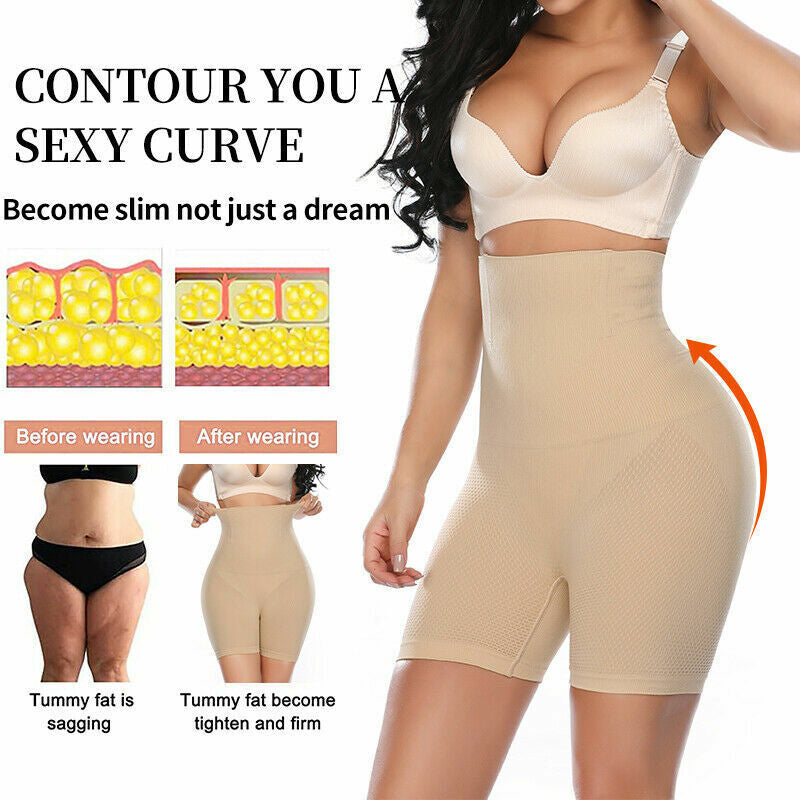 High Waist Boxer Tummy Control Pants