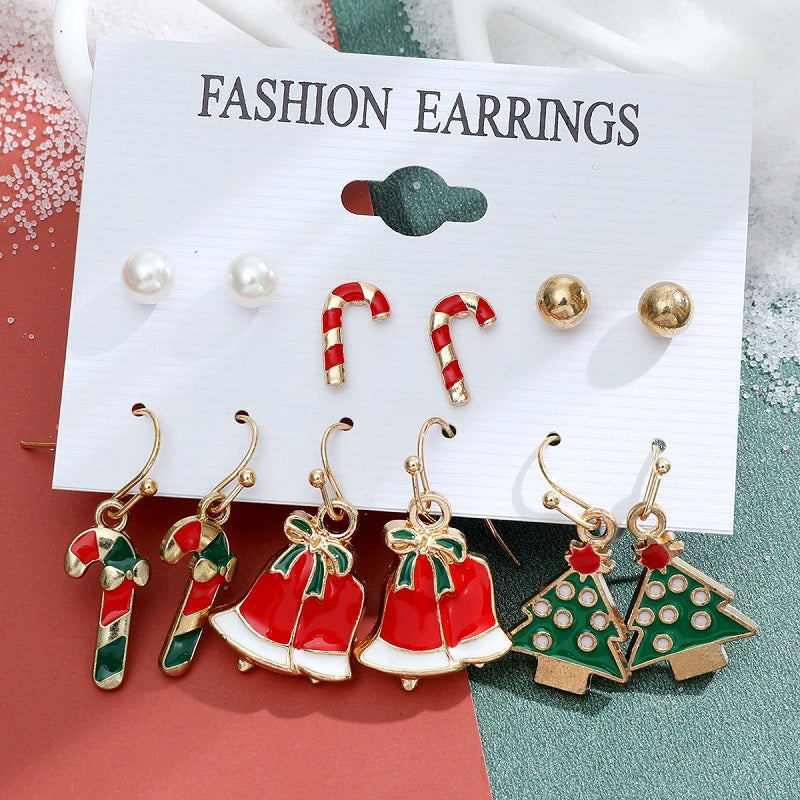 Christmas Stud Earrings Set