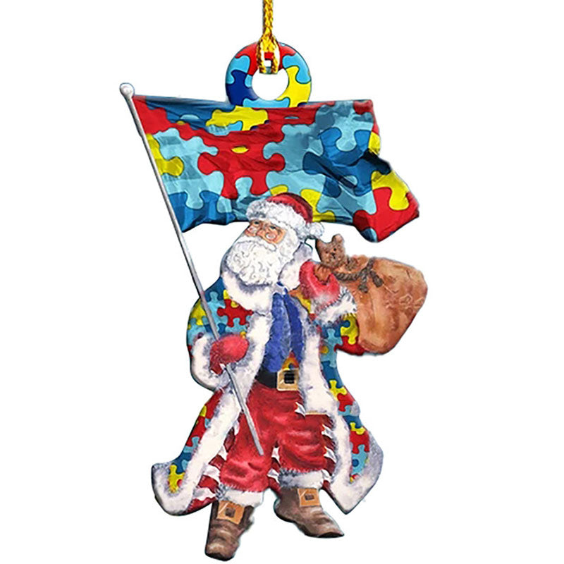 Rainbow Christmas Pendant Ornament