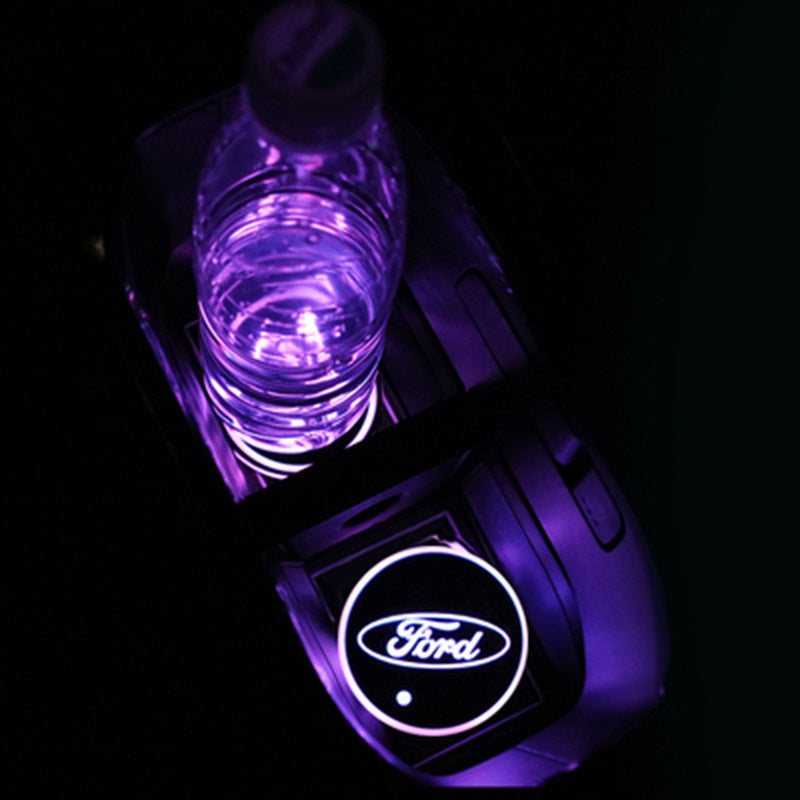 Car LED Cup Holder Lights